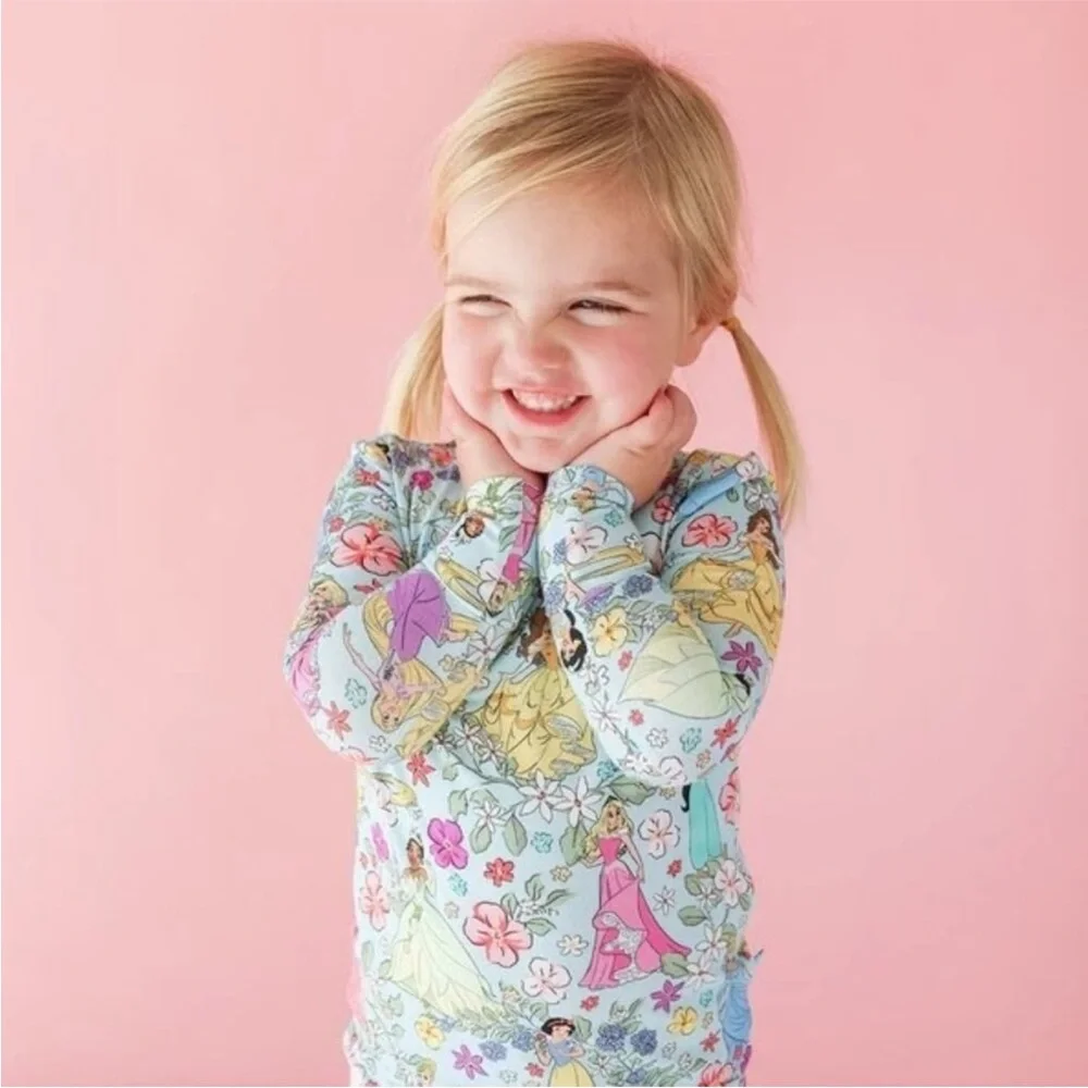 Posh Peanut Disney Princesses 2-piece 6-12M Pajamas‎